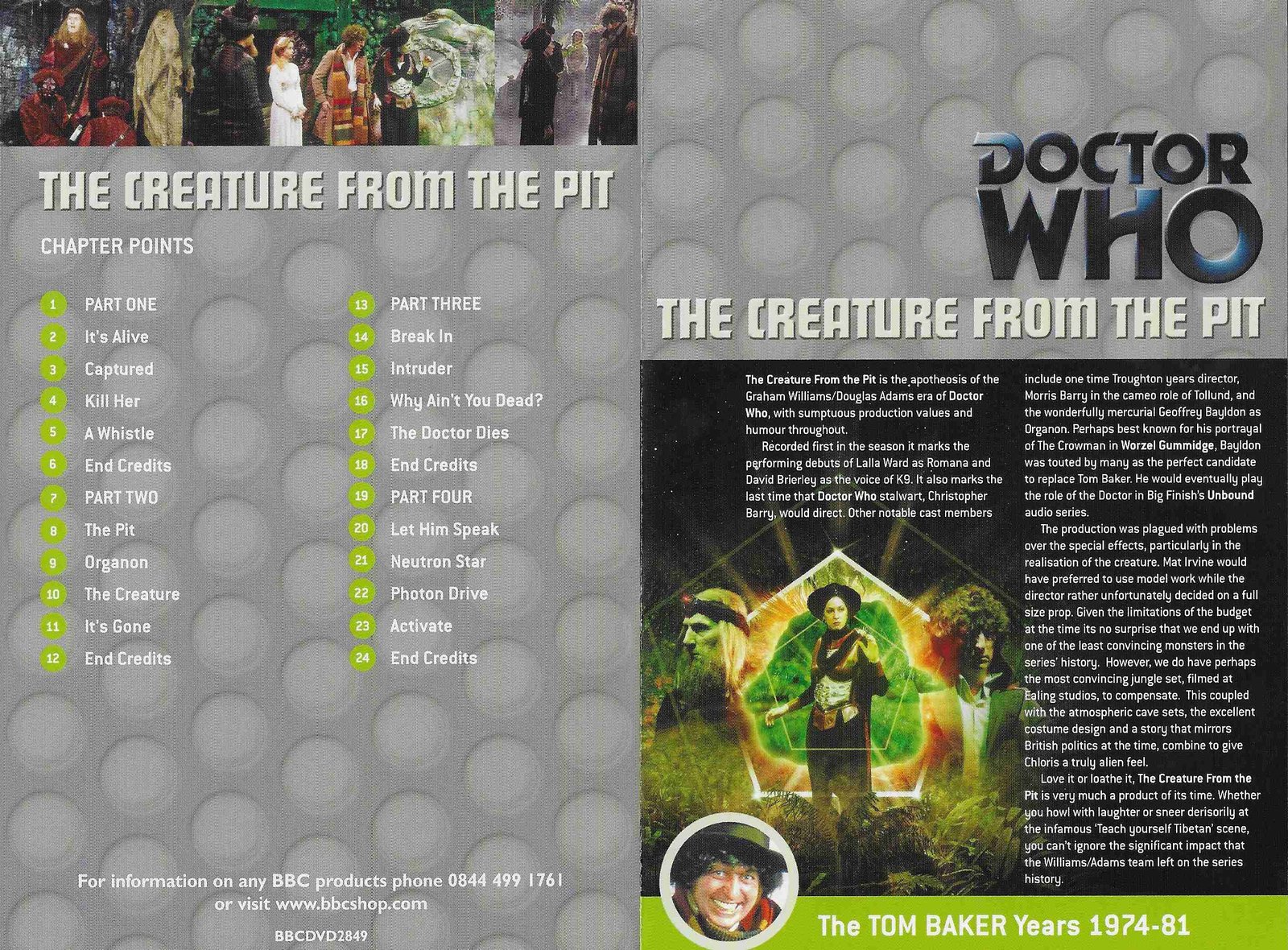 Inserts from BBCDVD 2849